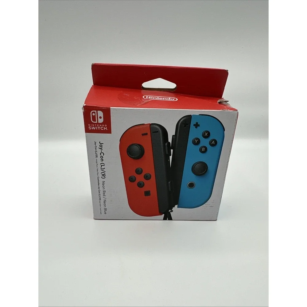 Nintendo Joy-Con (L/R) Contollers - Neon Red/Neon Blue (Open Box)